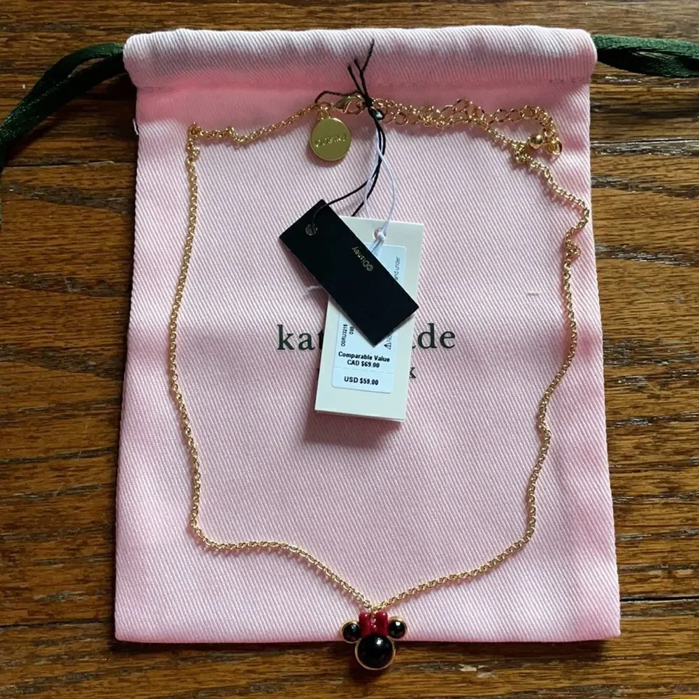 Disney x Kate Spade Minnie Mouse Mini Pendant